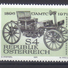 AUSTRIA 1971, Automobil, serie neuzata, MNH