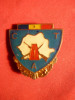Insigna Militara Navala CTA ,metal si email ,h= 2,5 cm