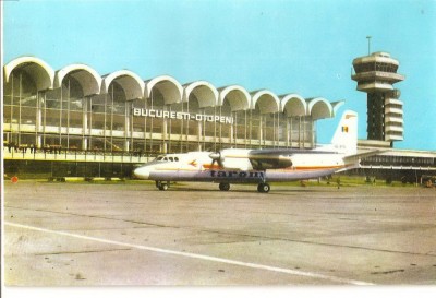 CPI (B3324) BUCURESTI. AEROPORTUL OTOPENI, TAROM, AN-24, NECIRCULATA, AVION foto