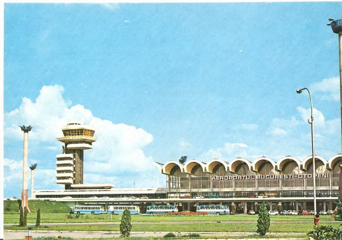 CPI (B3322) BUCURESTI. AEROPORTUL OTOPENI, EDITURA OSETCM, NECIRCULAT, TIMBRU IMPRIMAT