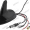 Antena SHARK, radio AM/FM, GPS, GSM, cu amplificare semnal, 12V, SMA-A - 001125