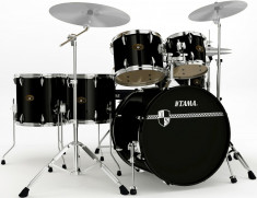 Set Tobe Tama Imperialstar 6 pcs + Sabian B8 Cymbal Set + Pedala Dubla HP200TWB foto