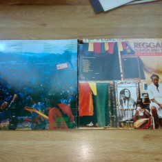 REGGAE SUNSPLASH `81 - A TRIBUTE TO BOB MARLEY (Compilatie THE WAILERS STEEL PULSE etc.) (2LP, 2 Viniluri,1982, ELEKTRA/WEA, Made in GERMANY)