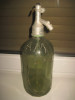 Sticla Sifon veche verzuie IPRS SIBIU-alb verzui, sticla Turda-1 litru