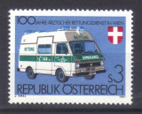 AUSTRIA 1981, Ambulanta, serie neuzata, MNH, Transporturi, Nestampilat