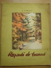George Toparceanu - Rapsodii de toamna foto