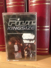 FIVE - KINGSIZE(2001/BMG ARIOLA REC/GERMANY) - caseta originala/nou/sigilat foto