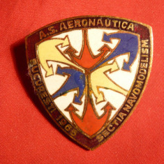 Insigna AS Aeronautica sectia Navomodelism