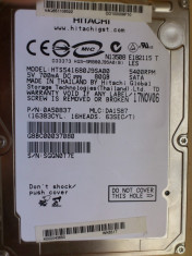 HDD -DEFECT- 2.5&amp;#039;&amp;#039; SATA laptop notebook hard disc 80GB Hitachi HTS541680J9SA00 8M cache 5400 rpm foto