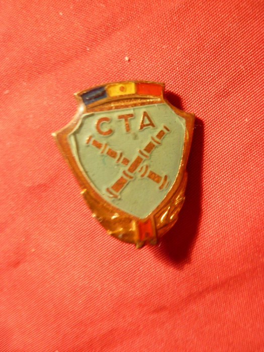 Insigna Militara CTA -Artilerie ,h= 2,5 cm