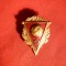 Insigna veche Fotbal URSS cu marcaj ,h= 2,3 cm