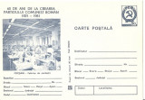 CPI (B3369) CARTE POSTALA. FOCSANI &quot;FABRICA DE CONFECTII&quot;, NECIRCULATA, ALBASTRU, 60 DE ANI DE LA CREAREA PARTIDULUI COMUNIST ROMAN 1921-1981, Printata