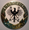 5.383 PLACHETA AUTO GERMANIA ADAC CLUB AUTOMOBILISTIC 1903 1963 92mm, Europa