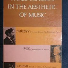 Debussy, Ives, Busoni - 3 ESEURI (in limba engleza)