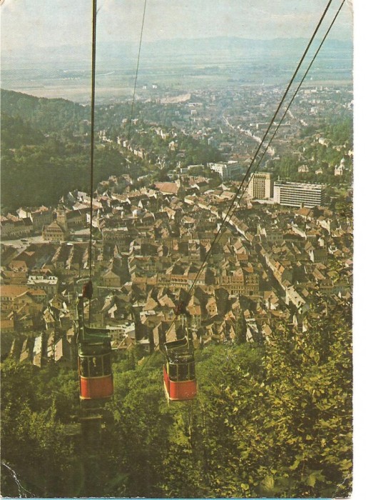 CPI (B3377) BRASOV. VEDERE GENERALA, EDITURA OSETCM, NECIRCULATA, TIMBRU IMPRIMAT