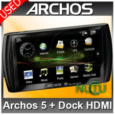 Archos 5 Internet Tablet 8Gb GPS + Dock Station HDMI foto