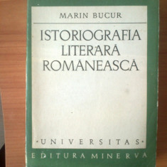 d1 Istoriografia literara romaneasca - Marin Bucur