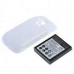 Acumulator extins baterie 3500 mAh capac alb Samsung Galaxy S3 Mini i8190 foto