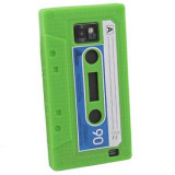 Cumpara ieftin Husa verde stil caseta samsung galaxy s2 i9100 + folie protectie ecran + expediere gratuita, Silicon, Carcasa