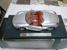 Macheta colectie masinuta colectie Special edition Editie speciala PORSCHE BOXTER Maisto Scara 1/18 (si prin posta romana) foto