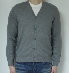 Pulover/cardigan barbati HUGO BOSS, GRI foto