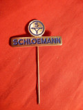 Insigna veche Aviatie Schloemann ,L= 3,3 cm, Europa