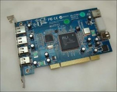 Adaptor Card Placa PCI Link-IT M5271 A1 6-Port USB/Firewire IEEE1394 PCI Card DB-PCI003 foto