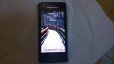 vand sony ericsson xperia ray black foto