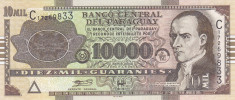 Bancnota Paraguay 10.000 Guaranies 2004 - P224a UNC foto