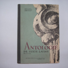 ANTOLOGIE DE TEXTE LATINE EUGEN CIZEK,VILAN UNGURU,,R9