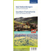 Schubert &amp; Franzke Harta Panorama Sud Transilvania Tara Bisericilor Fortificate, F. Schubert