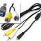 CABLU Camera AV Cable 8 pin for Panasonic, Olympus, Nikon, Minolta, Sony, FUJI, Pentax