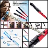 ONDULATOR SPIRALAT de PAR PROFESIONAL SPIRALA TAMBUR 19 mm CANELURI SPIRALATE INVELIS CERAMIC AVANSAT 170 GRADE CELSIUS NOVA STYLIST EASY HAIR CURLER