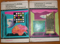 Dramaturgie romana contemporana (2 Vol.) foto
