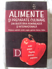 &amp;quot;ALIMENTE SI PREPARATE CULINARE DIN BUCATARIA ROMANEASCA SI INTERNATIONALA&amp;quot; foto