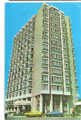 CPI (B3496) EFORIE NORS. HOTEL &amp;quot;DELFINUL&amp;quot;, EDITURA MERIDIANE, CIRCULATA, 1976, STAMPILE, TIMBRU foto