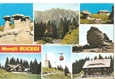 CPI (B3431) MUNTII BUCEGI, EDITURA MERIDIANE, CIRCULATA, 1982, STAMPILE, TIMBRU foto