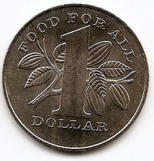 Trinidad Tobago 1 Dolar 1979 F.A.O. KM-38 UNC !!! foto