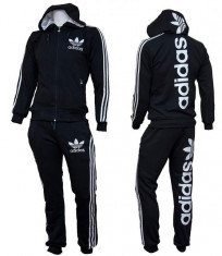 TRENINGURI ADIDAS BUMBAC MODELE NOI TOAMNA/IARNA Albastru/Negru foto