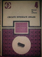 M. Bodea - Circuite integrate liniare Manual de utilizare vol. IV foto