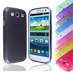 HUSE SAMSUNG GALAXY S 3(i9300)SLIM CRYSTAL MODEL*FROSTED*+FOLIE ECRAN CADOU foto