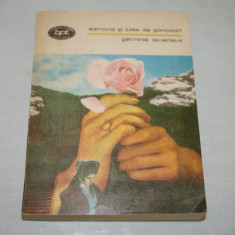 Germinie Lacerteux - Edmond si Jules de Goncourt -Editura minerva - 1981