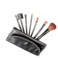 SET 7 PENSULE MAKE-UP PLUS BORSETA , PENSULE MACHIAJ SET DE CULOARE NEAGRA foto