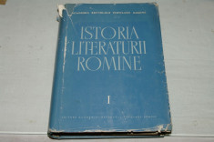 Istoria literaturii romane - Vol I -Folclorul (1400-1780) -G. Calinescu sa -1964 foto