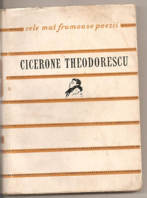 (C4437) POEZII DE CICERONE THEODORESCU, EDITURA TINERETULUI, 1959 foto