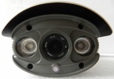 SEARCH SA311C 1/3&amp;quot; Sony CCD 700TVL PAL CAMERA SUPRAVEGHERE CCTV INTERIOR EXTERIOR 2 IR LED NIGHT AND DAY Waterproof - NOUA foto