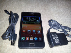 PROMOTIE!!!Samsung Galaxy S2 GT-I9100M, stare foarte buna, Android, dual core 1.2GHz, camera dual 8MP,GPS, accesorii foto