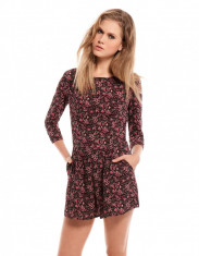 Salopeta Imprimeu Floral Bershka S,M,L foto