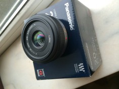 Obiectiv Panasonic 20mm 1.7 ca nou pentru mirrorless Panasonic sau Olympus foto