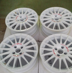 Super OKAZIE Vand set 4 jante / jenti OZ Superturismo WRC 16&amp;quot; 7/16 4X108 CB 65,1 ET25 pentru Renault / Citroen / Peugeot montate doar la expozitii !! foto